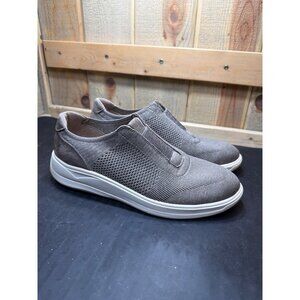 Bzees Size 9 Trophy Womens Slip-On Sneakers Morel Taupe Stretch